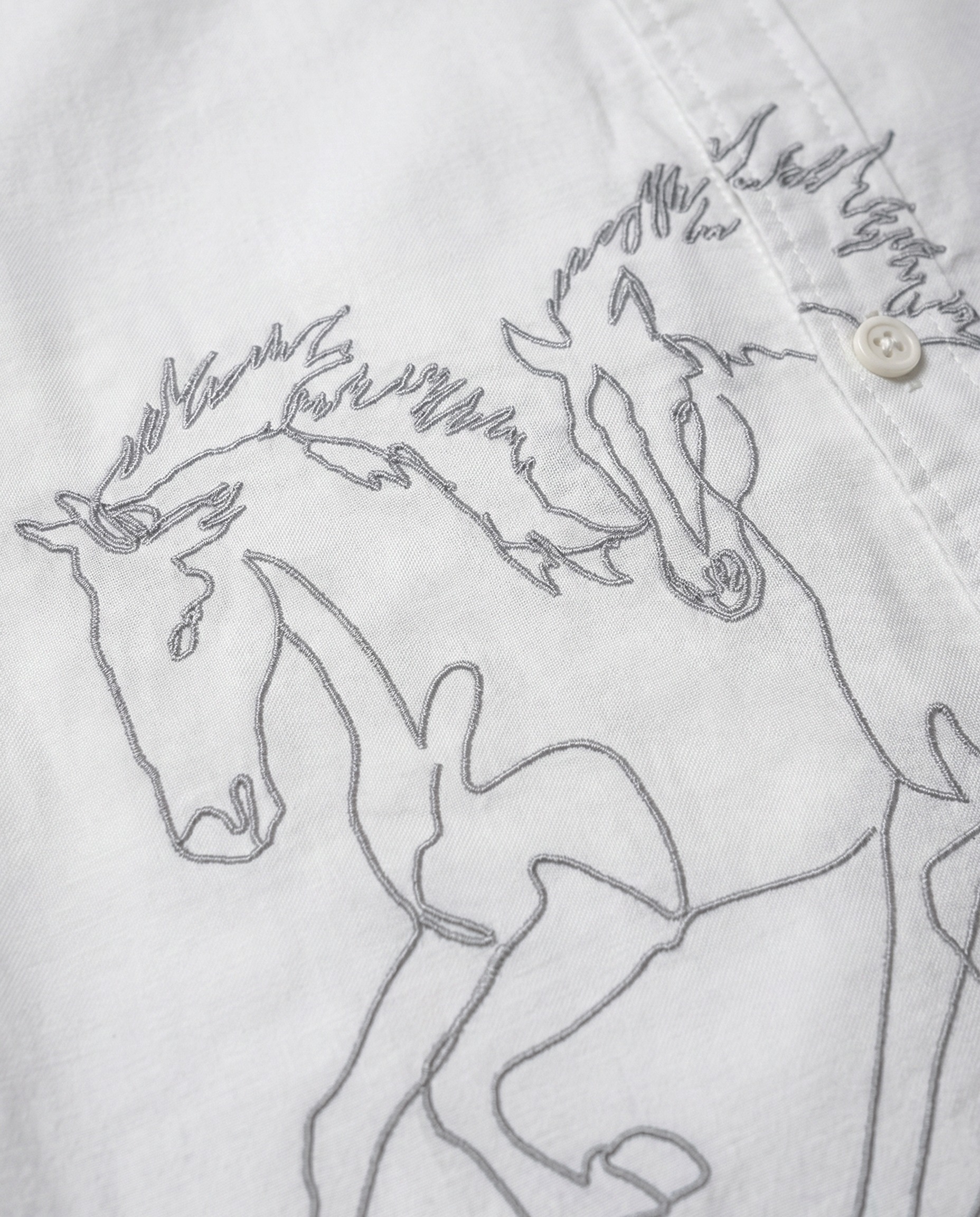 Embroidered Collared T-Shirt