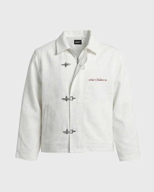 Image of Fireman Clasp Jacket (White)