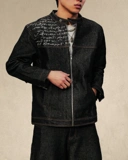 Raw Denim Jacket (Black)
