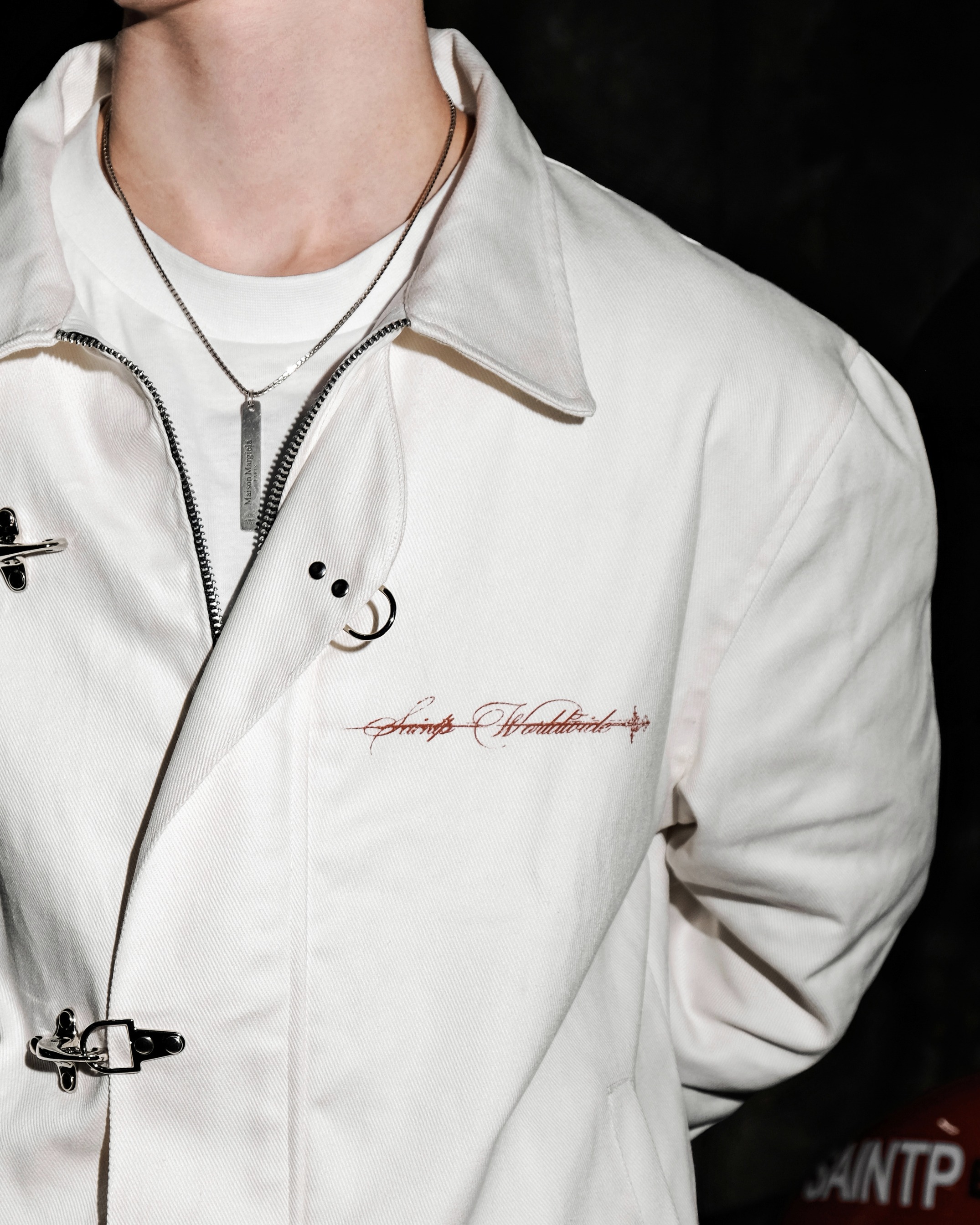 Fireman Clasp Jacket (White)