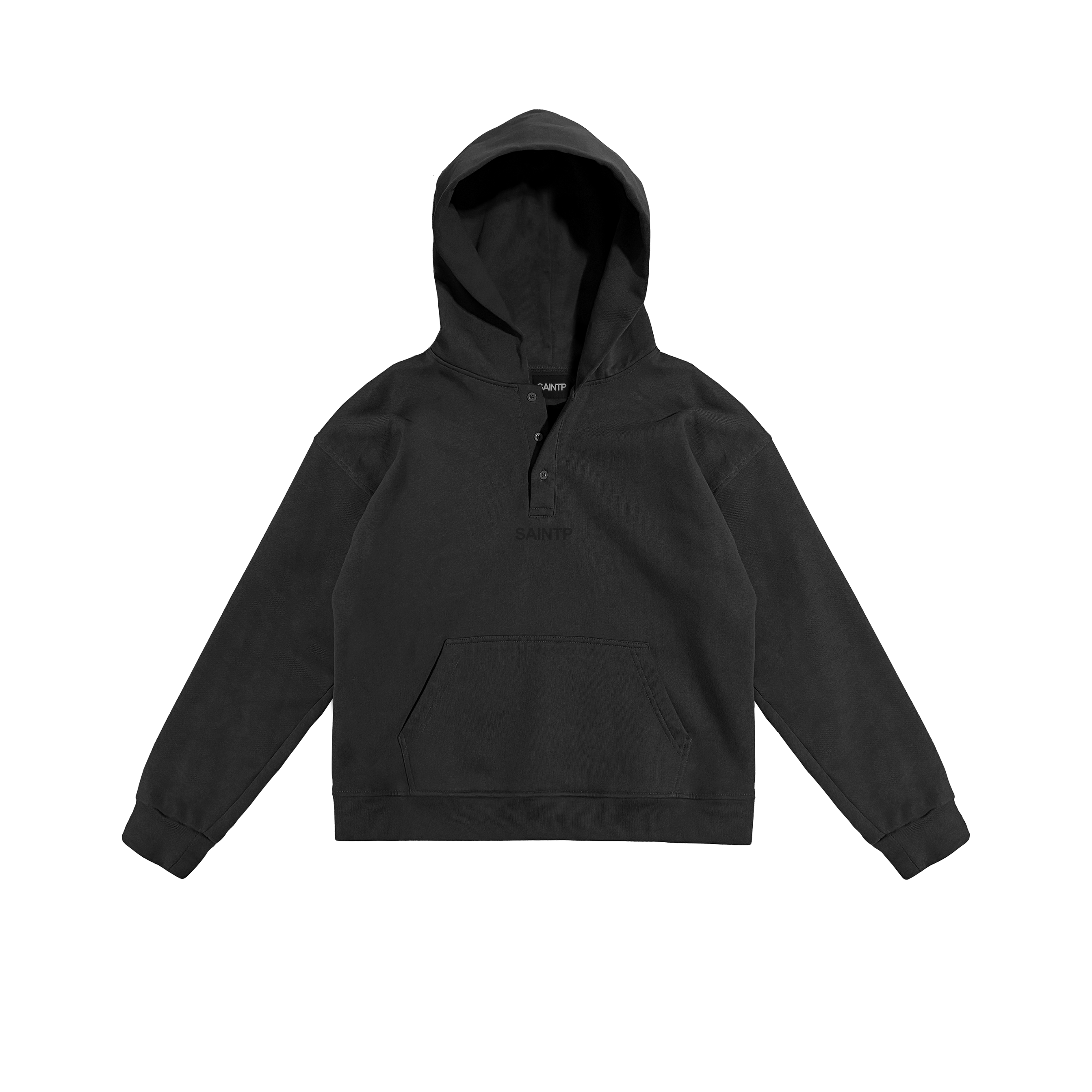 button-up Hoodie (Ash Gray)