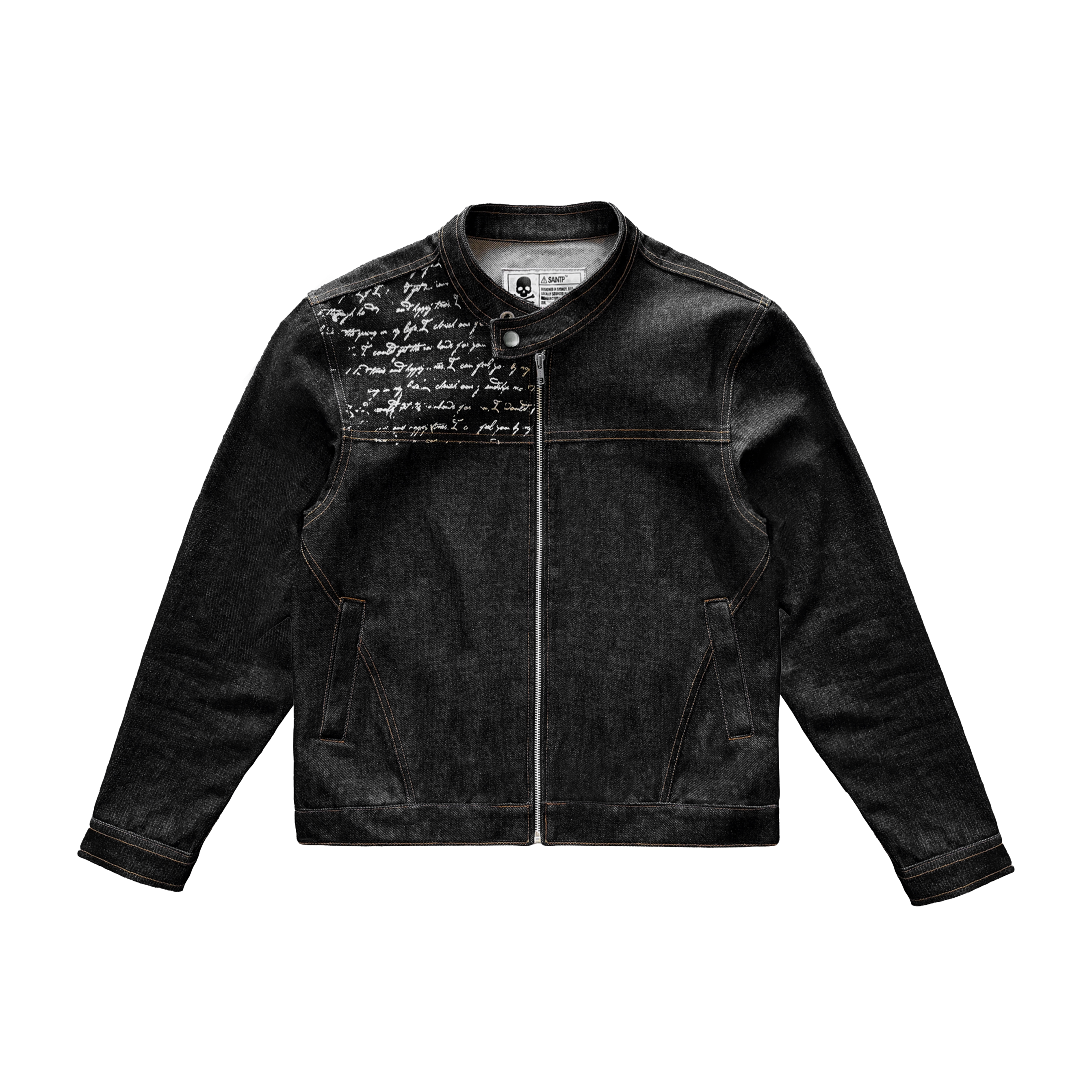 Raw Denim Jacket (Black)
