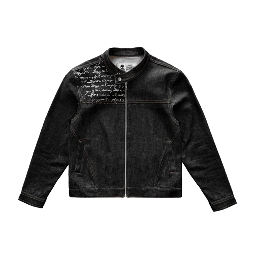 Image of Raw Denim Jacket (Black)