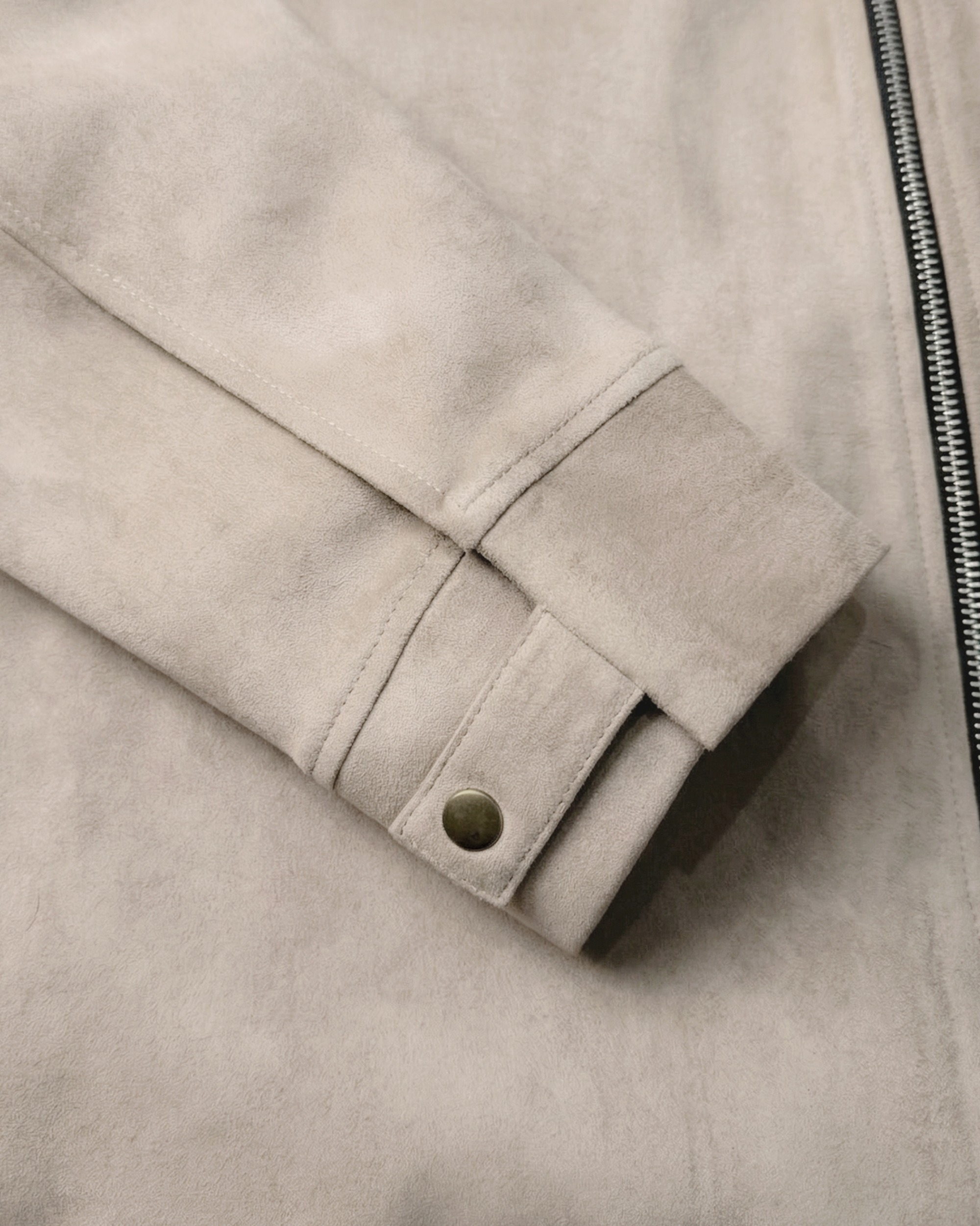 Beige Suede Jacket 