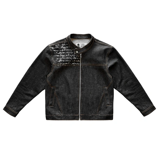Image of SAINTP Raw Denim Jacket (Black)
