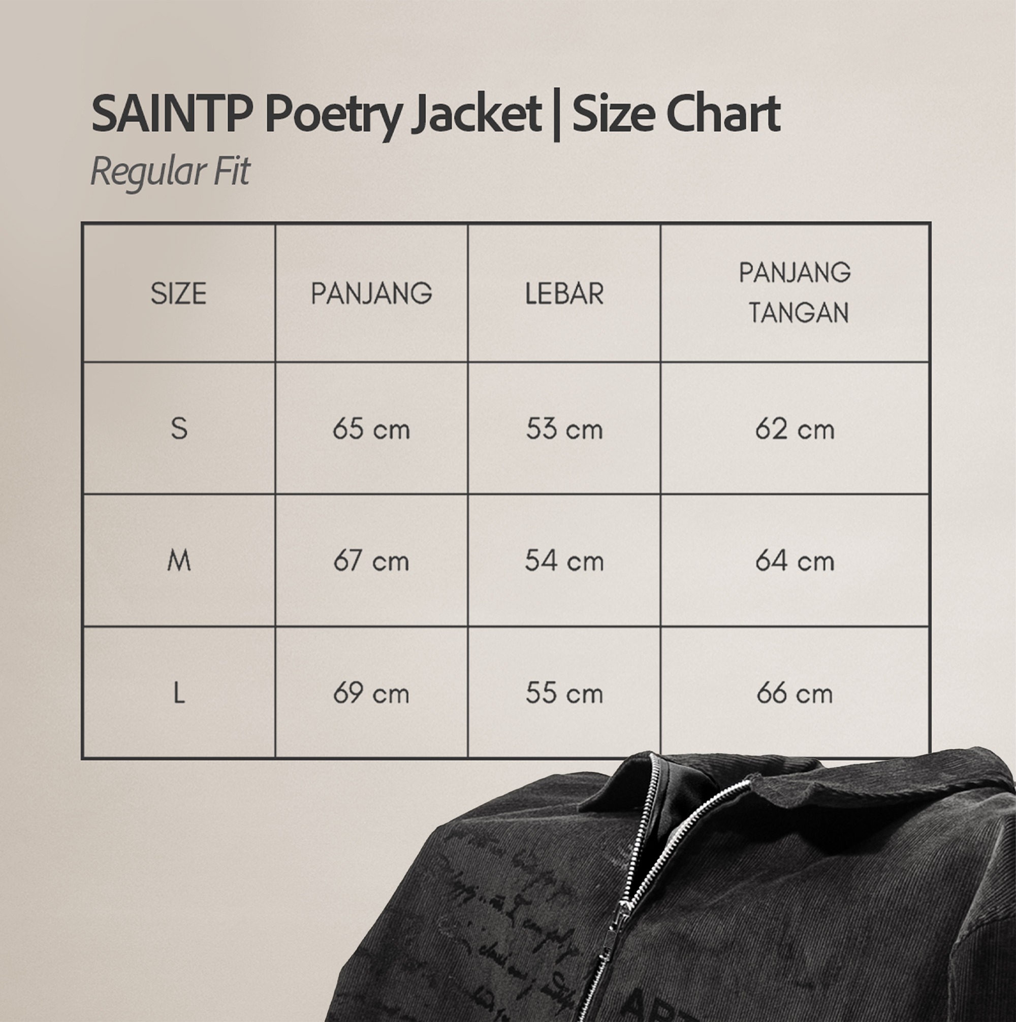 'Poetry' Jacket (Gray)