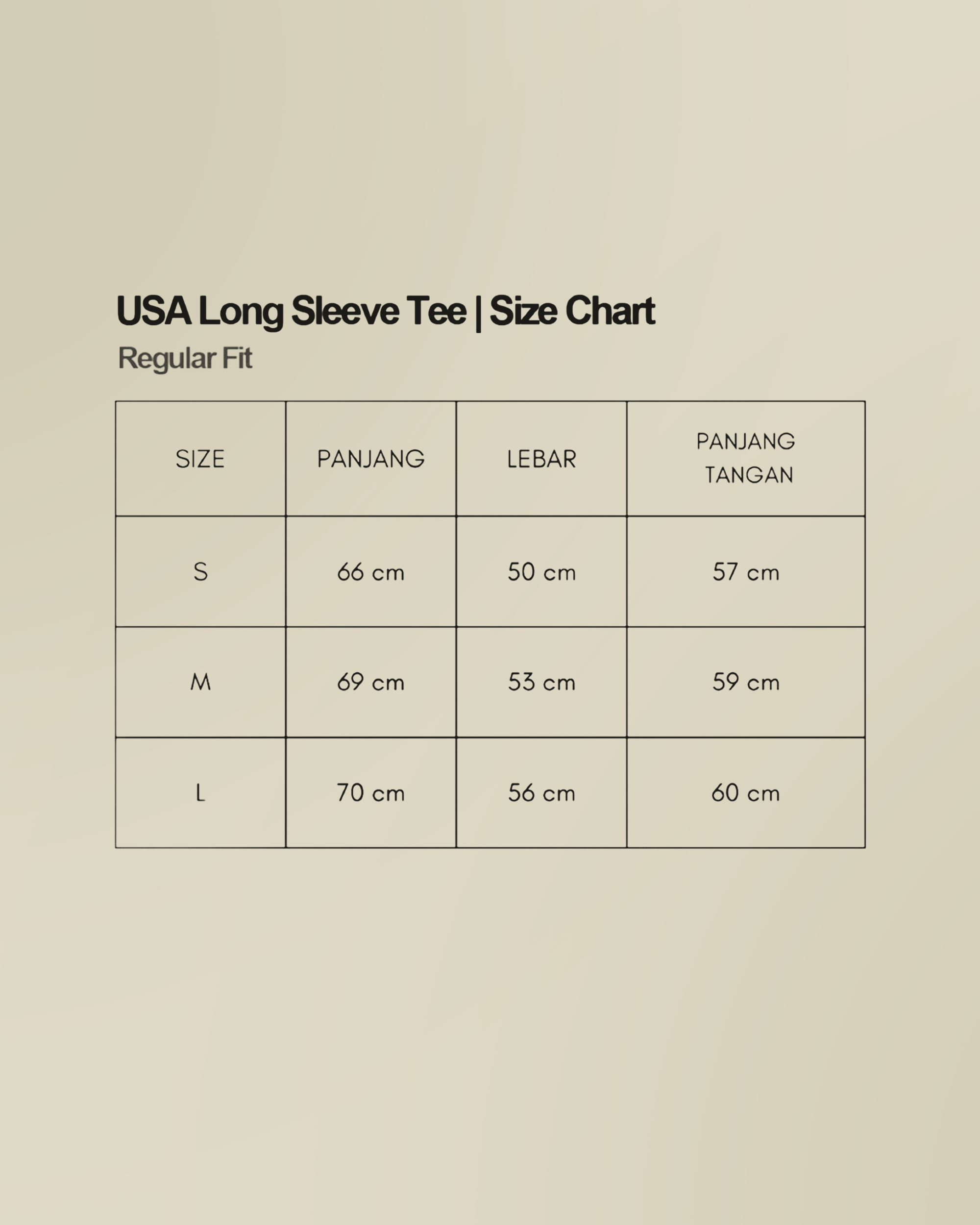 USA Long Sleeve Tee (Black)