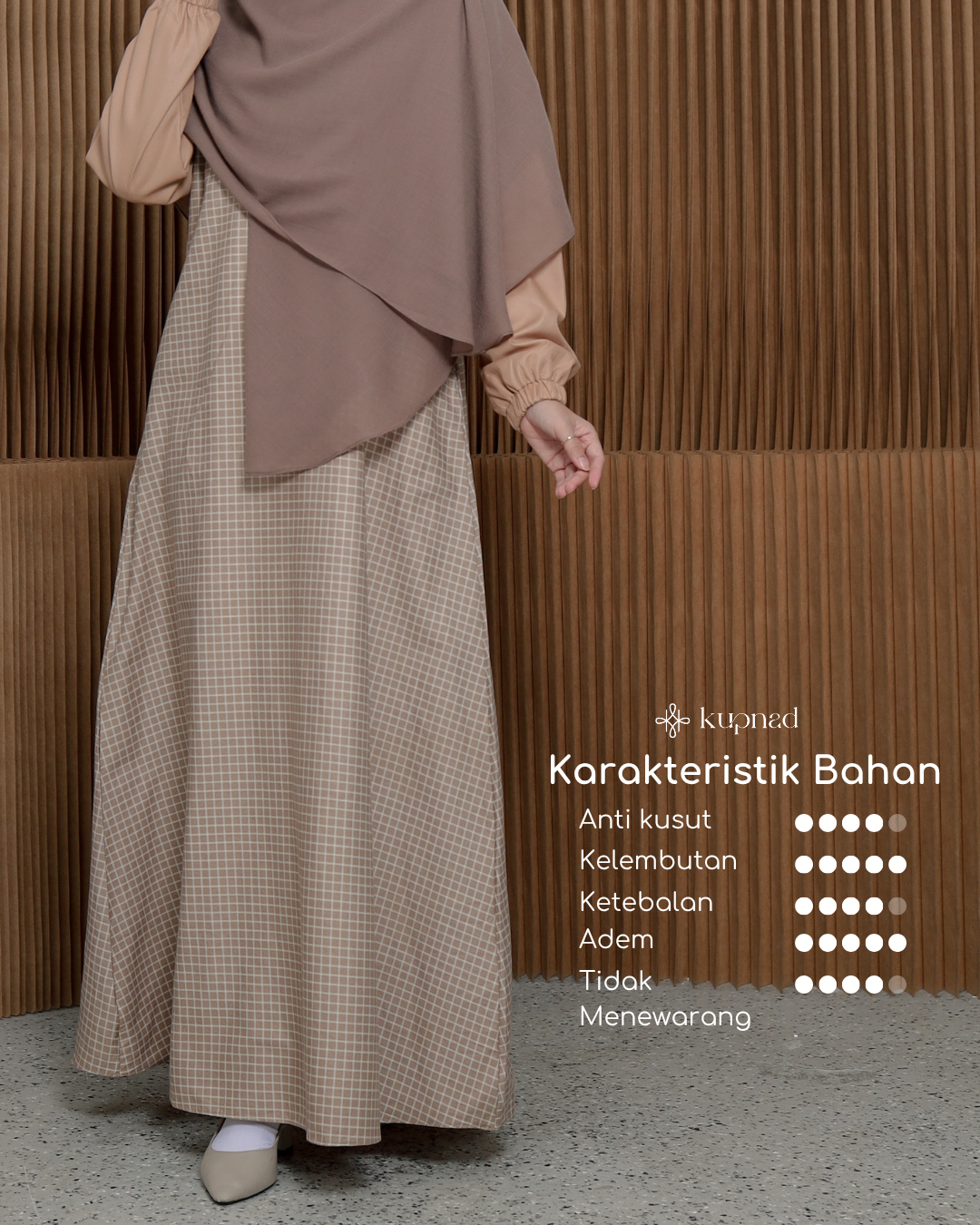 Haslinda Dress Tortilla