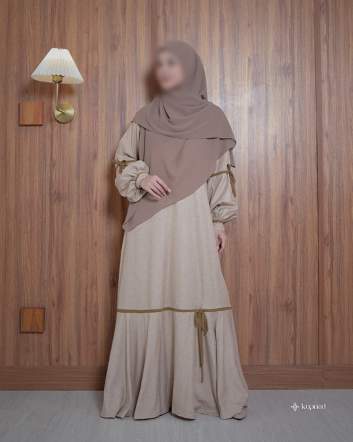 Image of Malika Dress Golden Brown