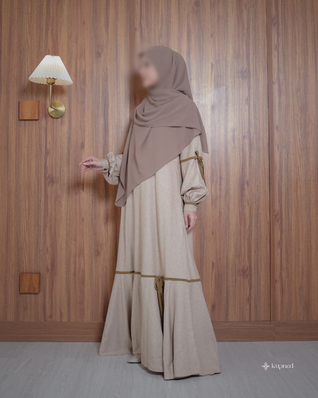 Malika Dress Golden Brown