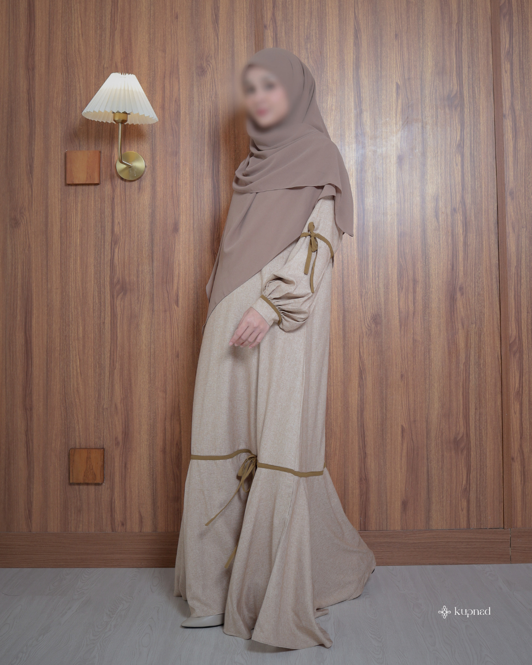 Malika Dress Golden Brown