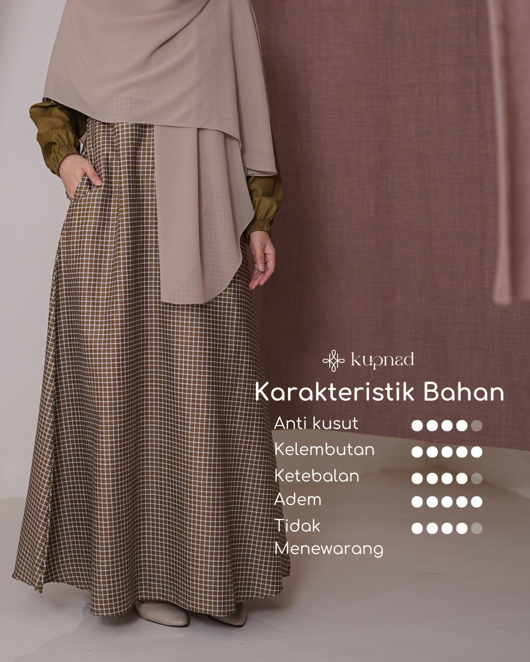 Haslinda Dress Olive