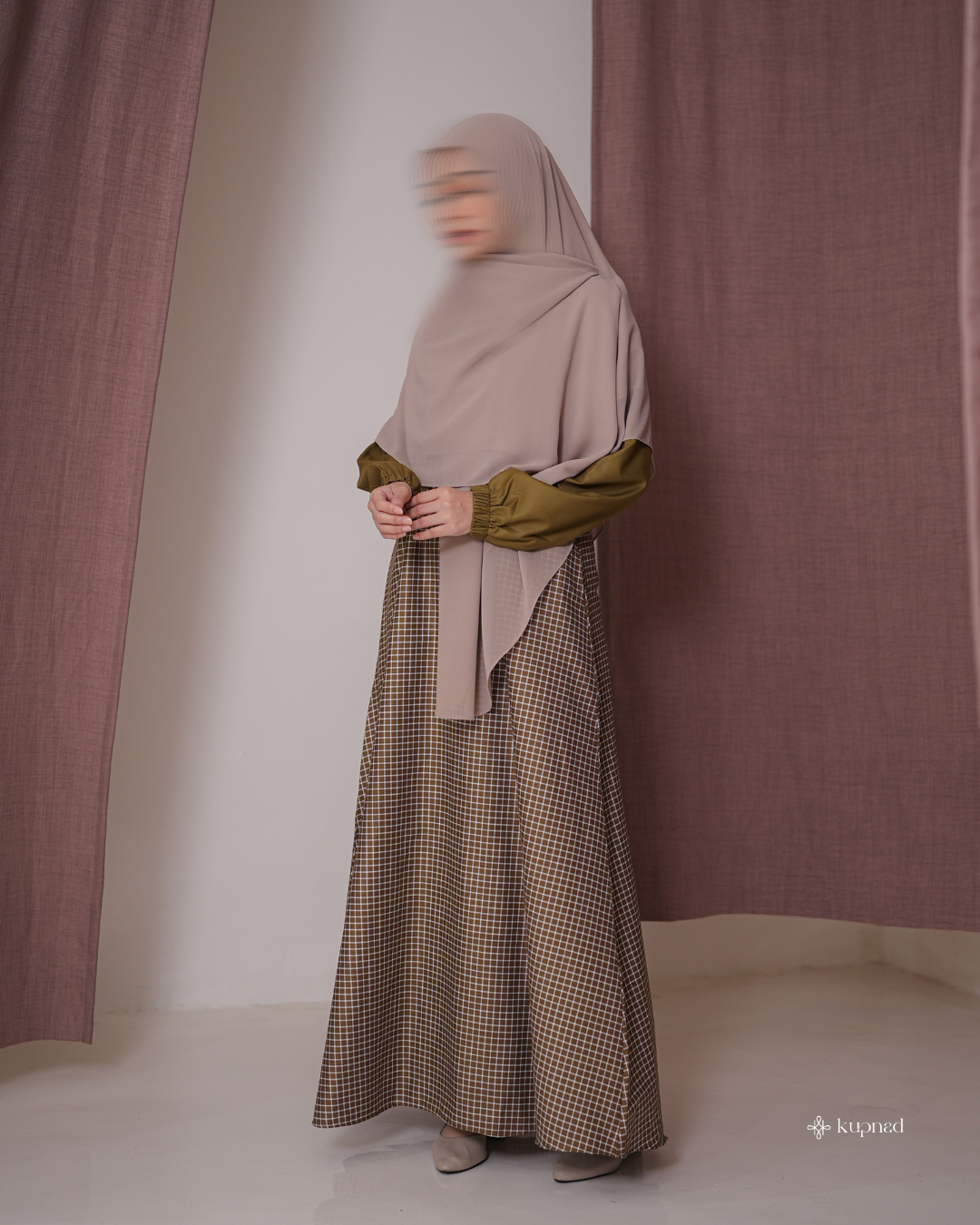 Haslinda Dress Olive
