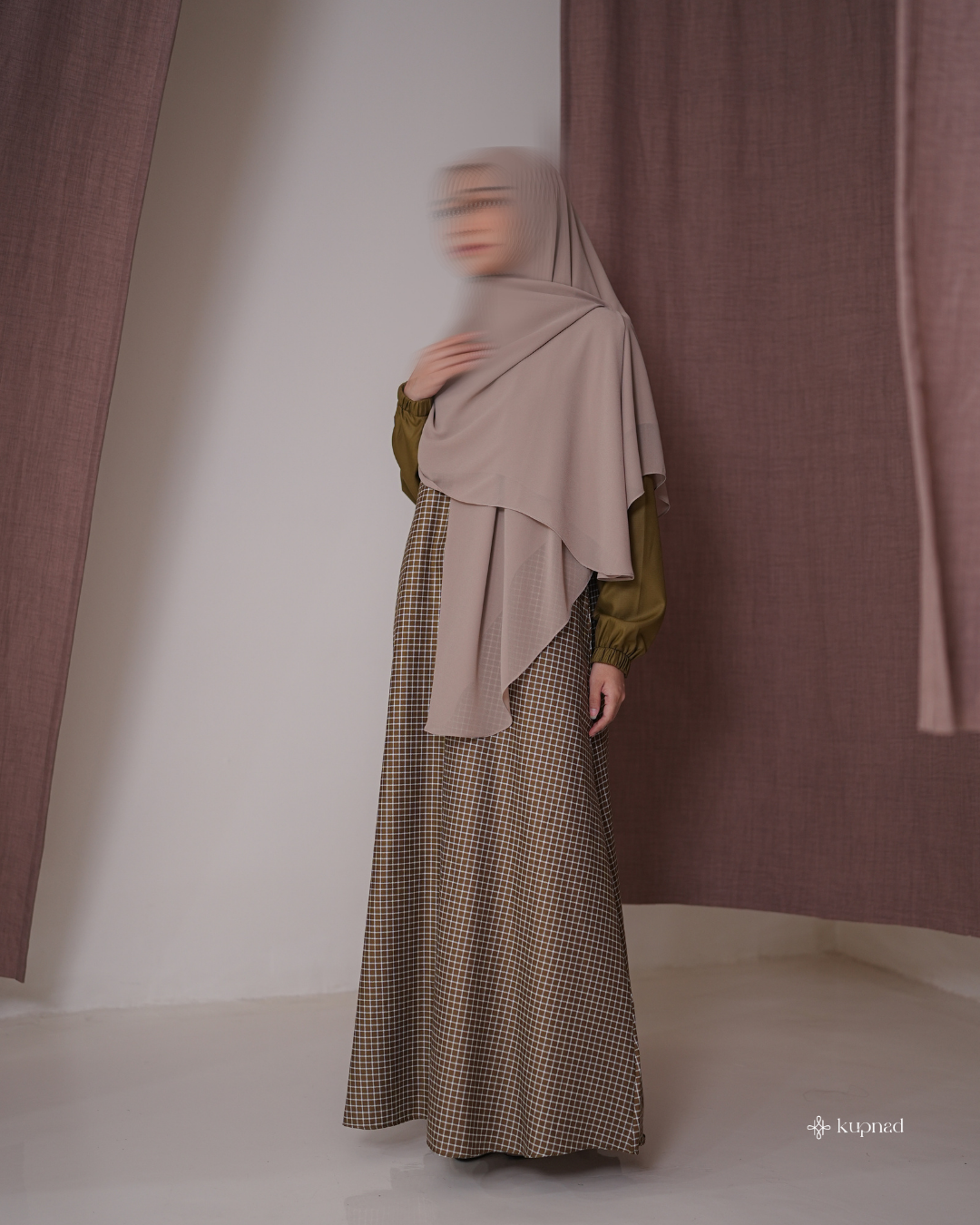 Haslinda Dress Olive
