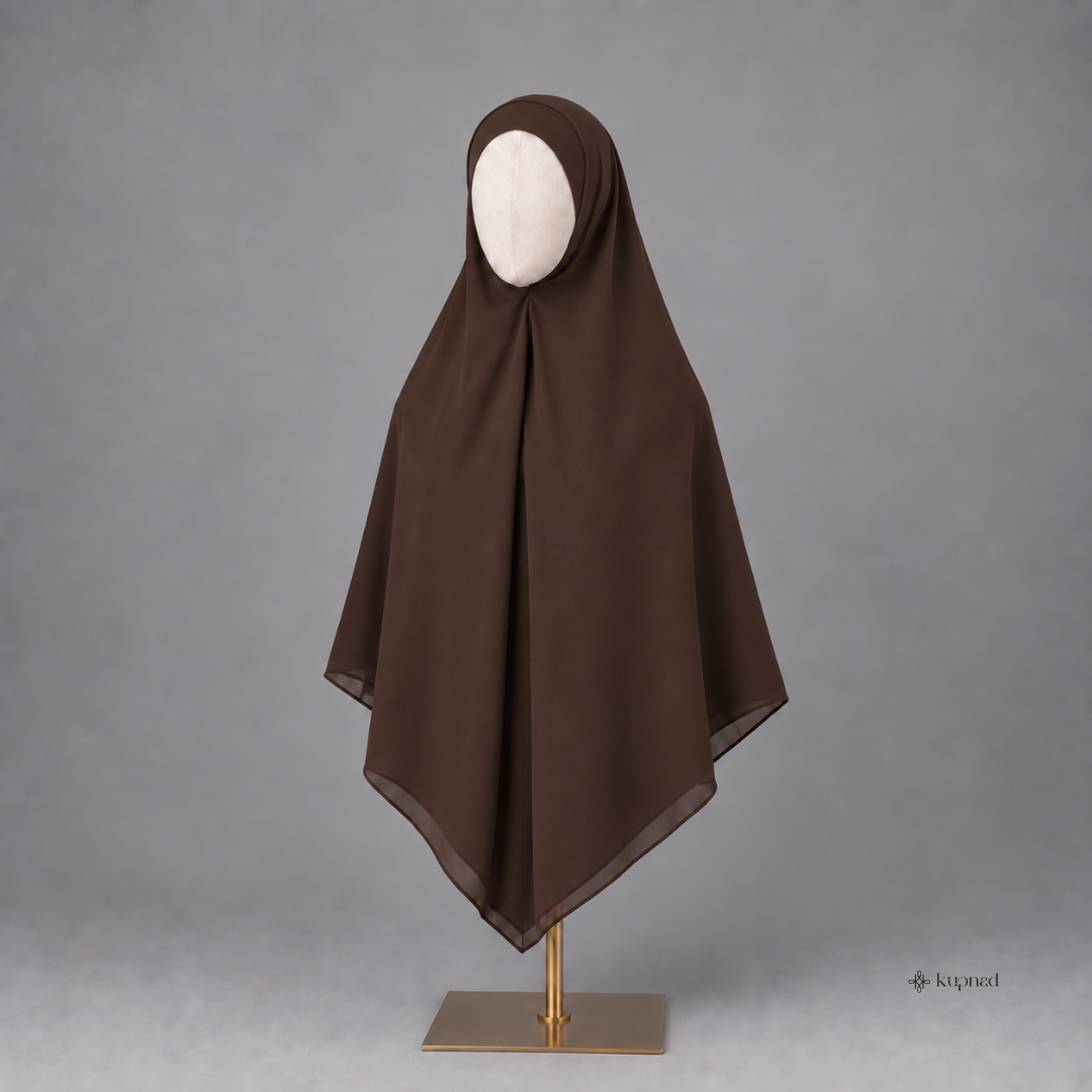 Khiban Khimar Bandana Jumbo 145 x 145 ceruty baby doll Simple Ringan - Asyura Khiban KUPNAD