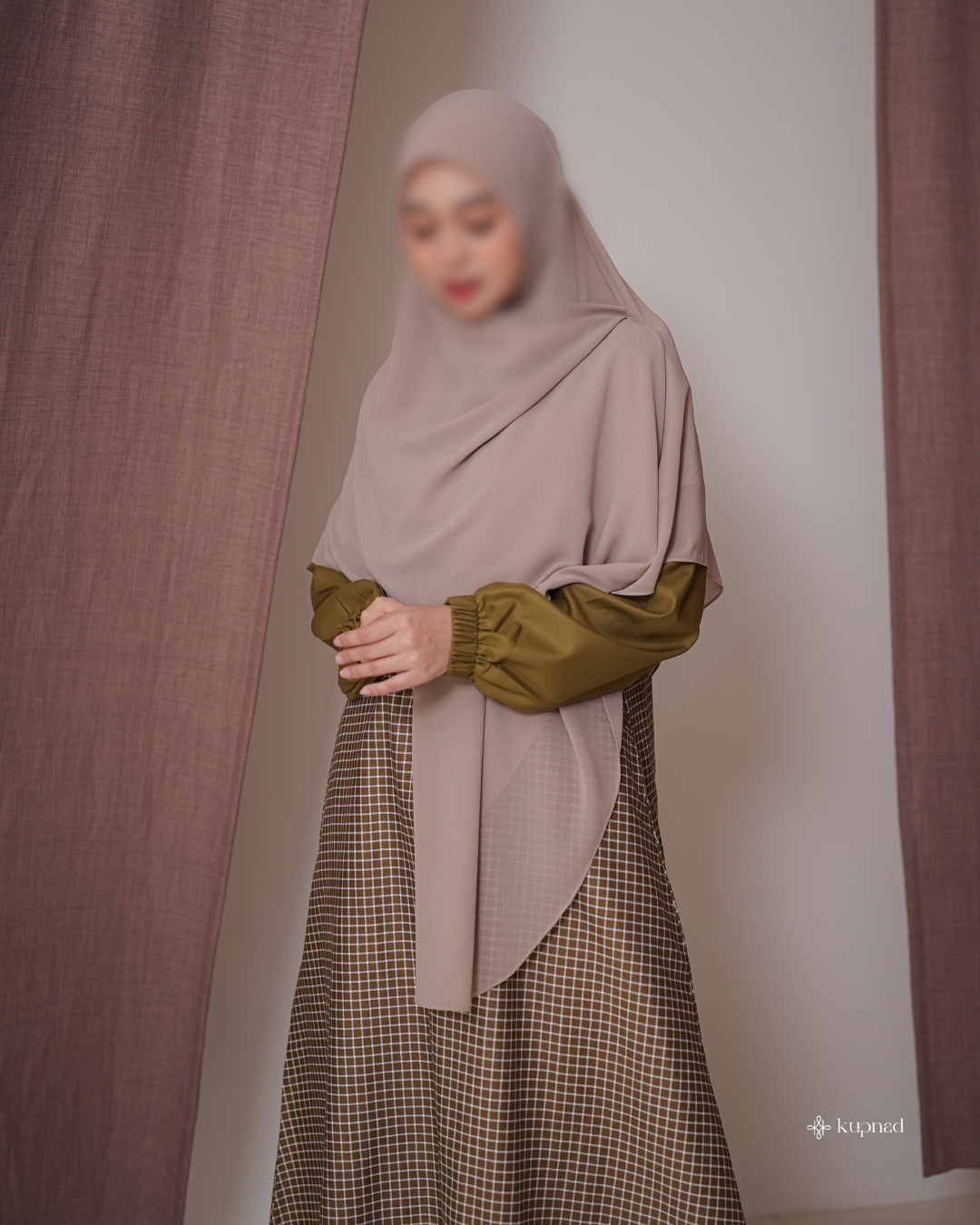 Haslinda Dress Olive