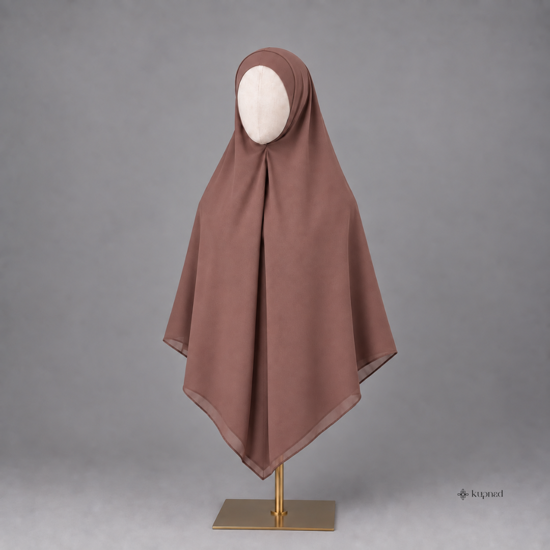 Khiban Khimar Bandana Jumbo 145 x 145 ceruty baby doll Simple Ringan - Asyura Khiban KUPNAD