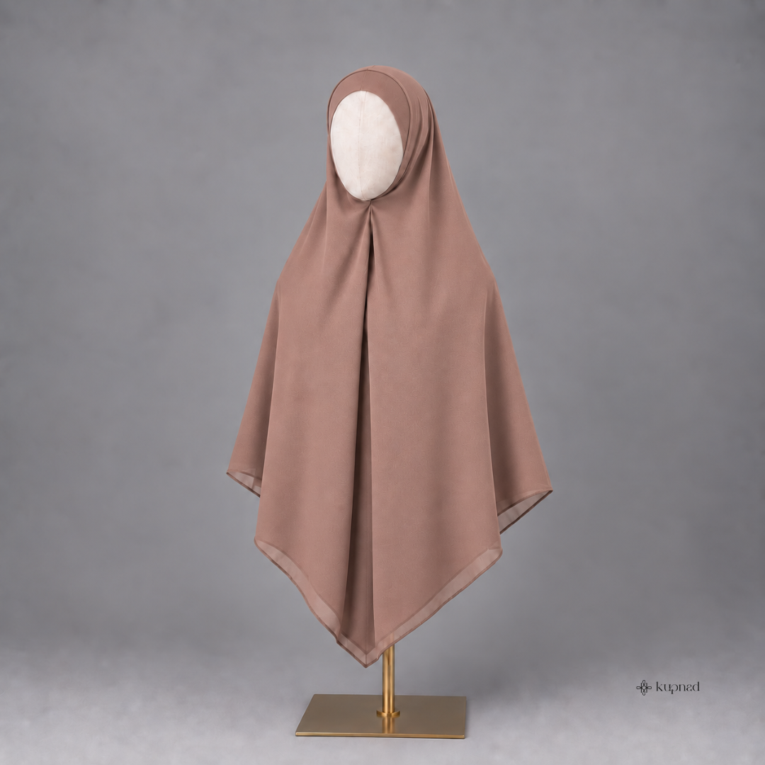 Khiban Khimar Bandana Jumbo 145 x 145 ceruty baby doll Simple Ringan - Asyura Khiban KUPNAD