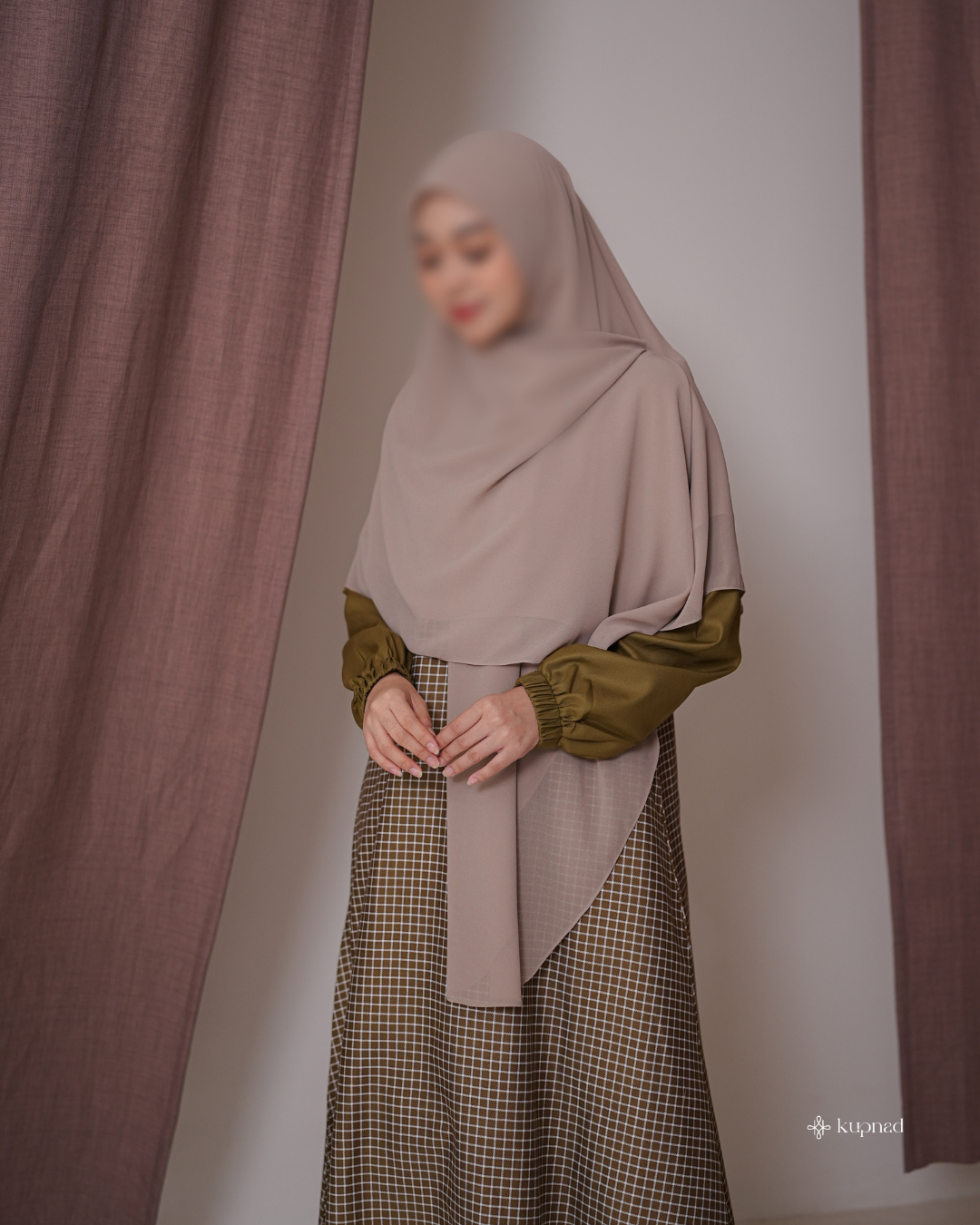 Haslinda Dress Olive