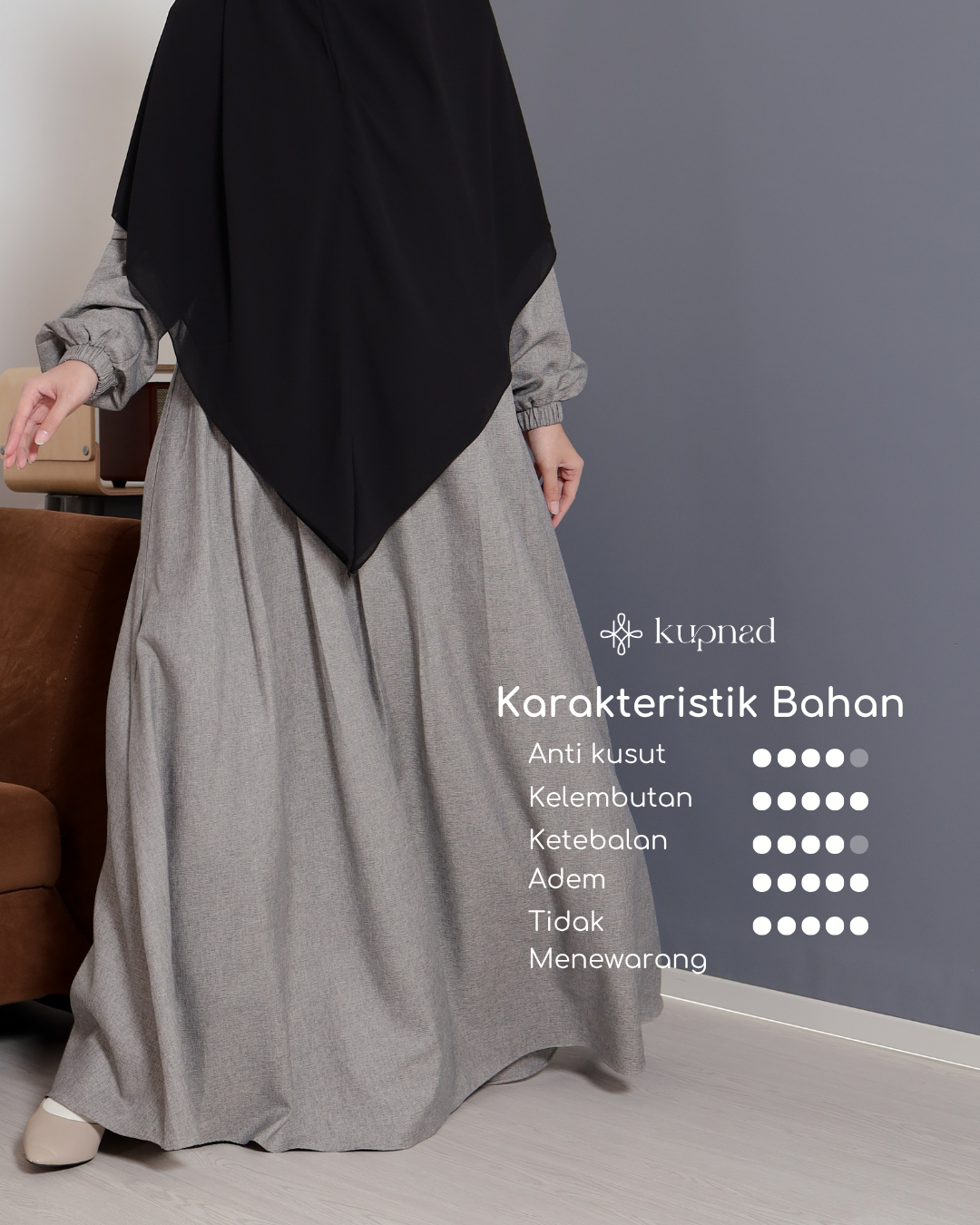 Medina Dress Grey