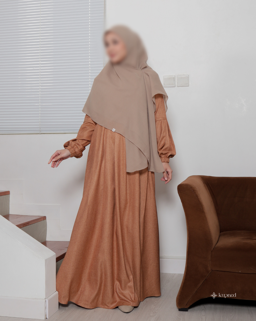 Medina Dress Light Brown