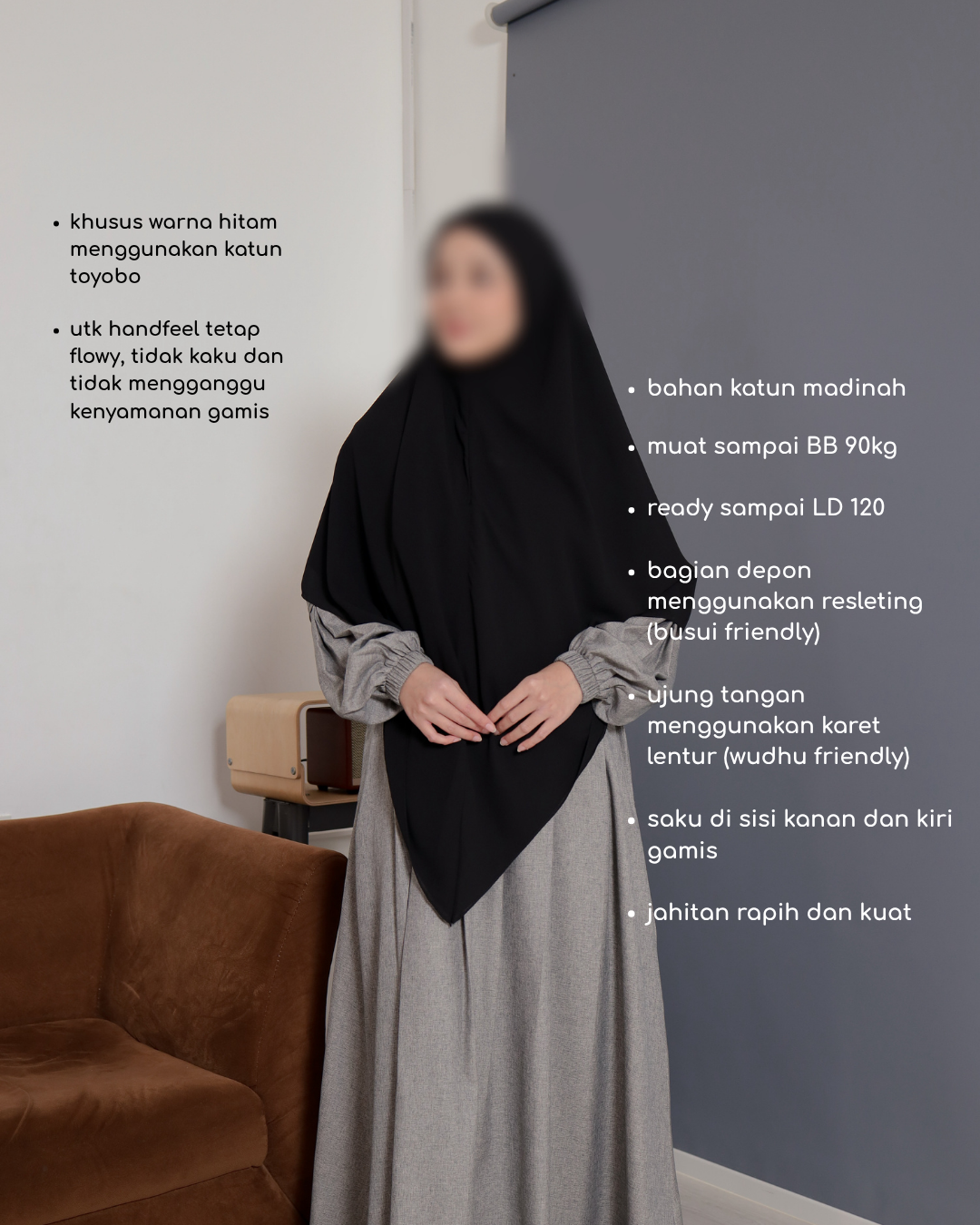 Medina Dress Grey