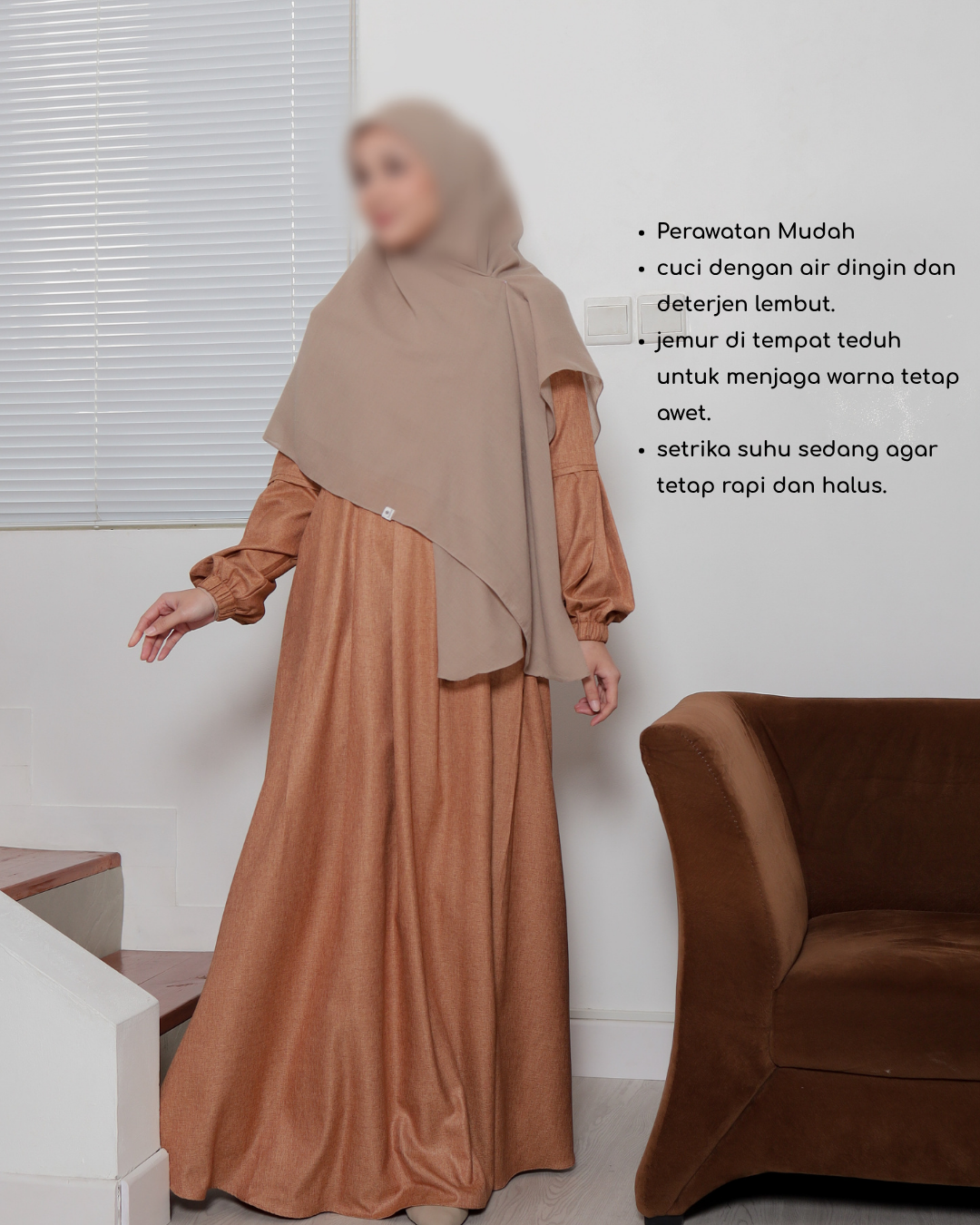 Medina Dress Light Brown