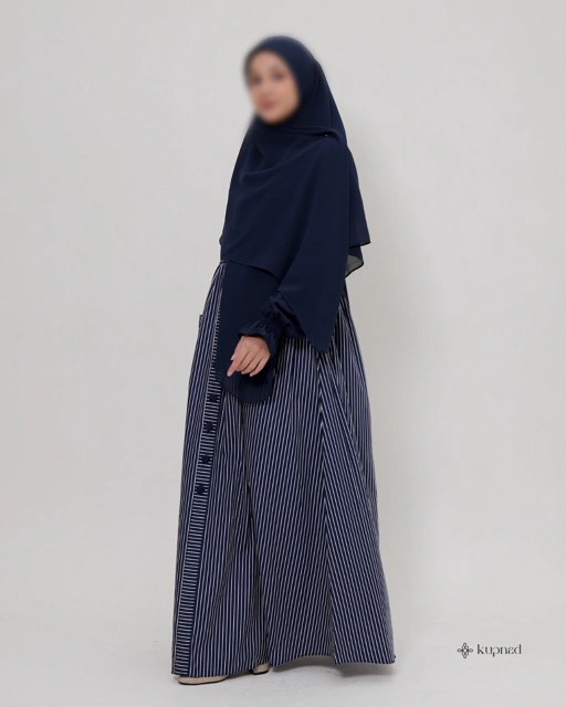 Image of Karina Dress Navy