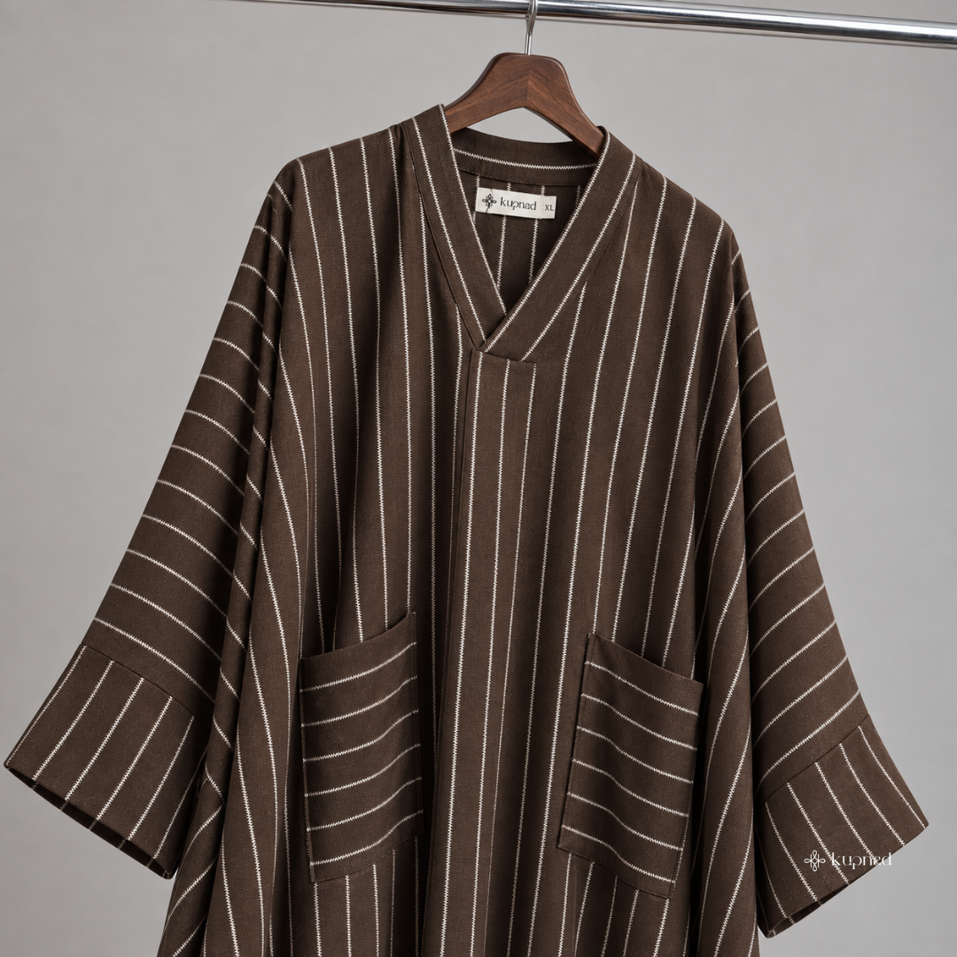 Abaya Rayon Jumbo Batwing Motif Salur Premium - Inara Abaya by KUPNAD