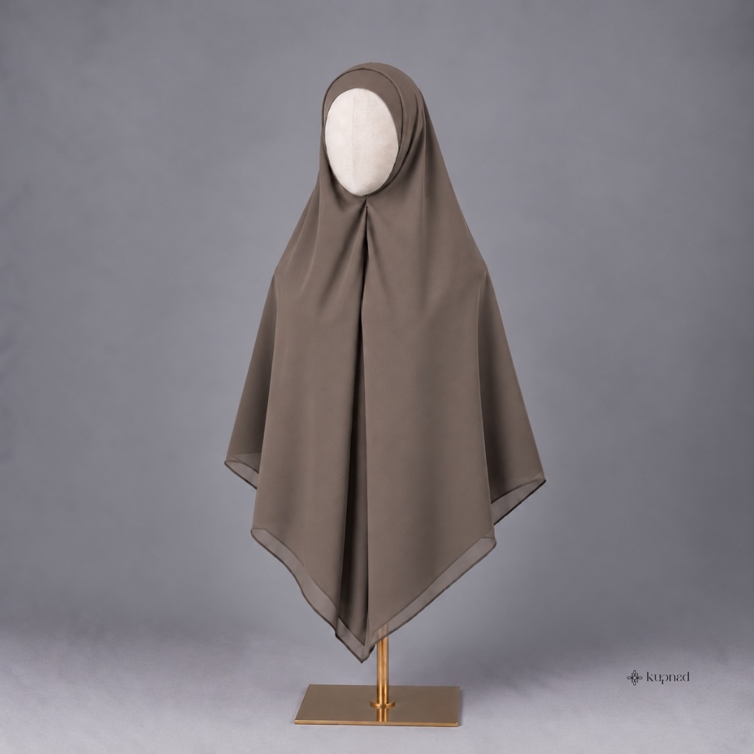 Khiban Khimar Bandana Jumbo 145 x 145 ceruty baby doll Simple Ringan - Asyura Khiban KUPNAD