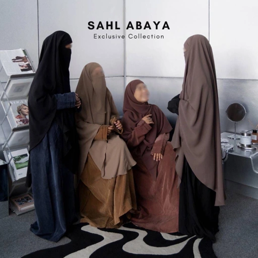 Image of SAHL ABAYA NATURAL FABRIC [PRE ORDER]