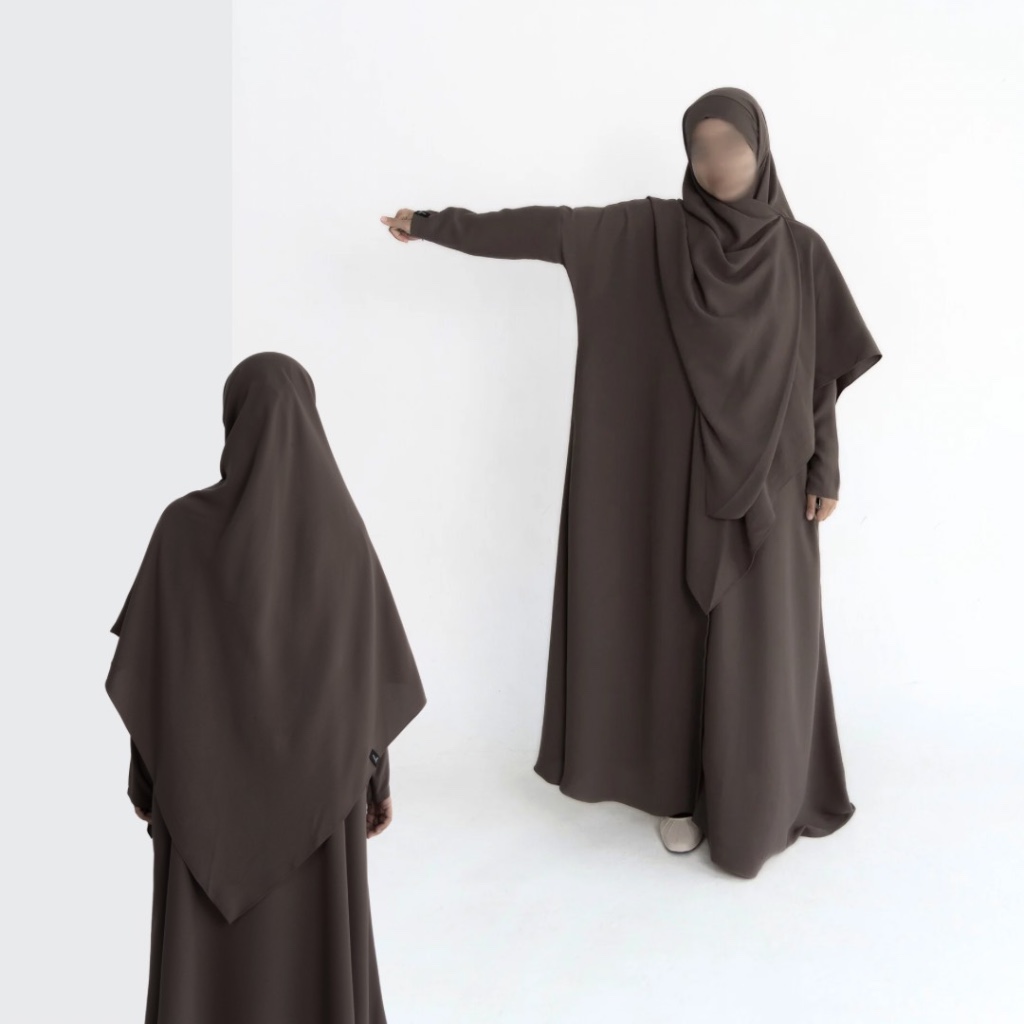 French Khimar Square Almahya Anti UV
