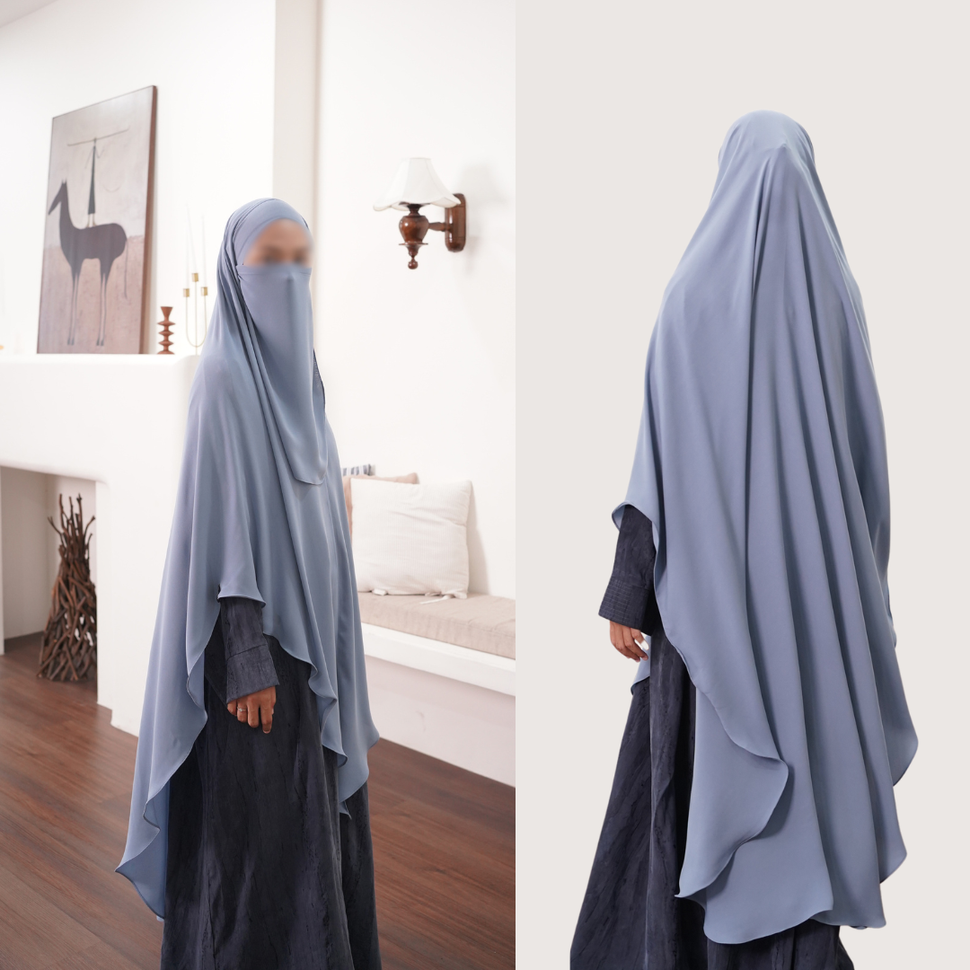 CUTE KHIBAN (KHIMAR SAJA) Khimar Bandana Maheen Khiban Panjang Khimar Lebar Khimar Umroh Haji Kajian Khiban Lancip
