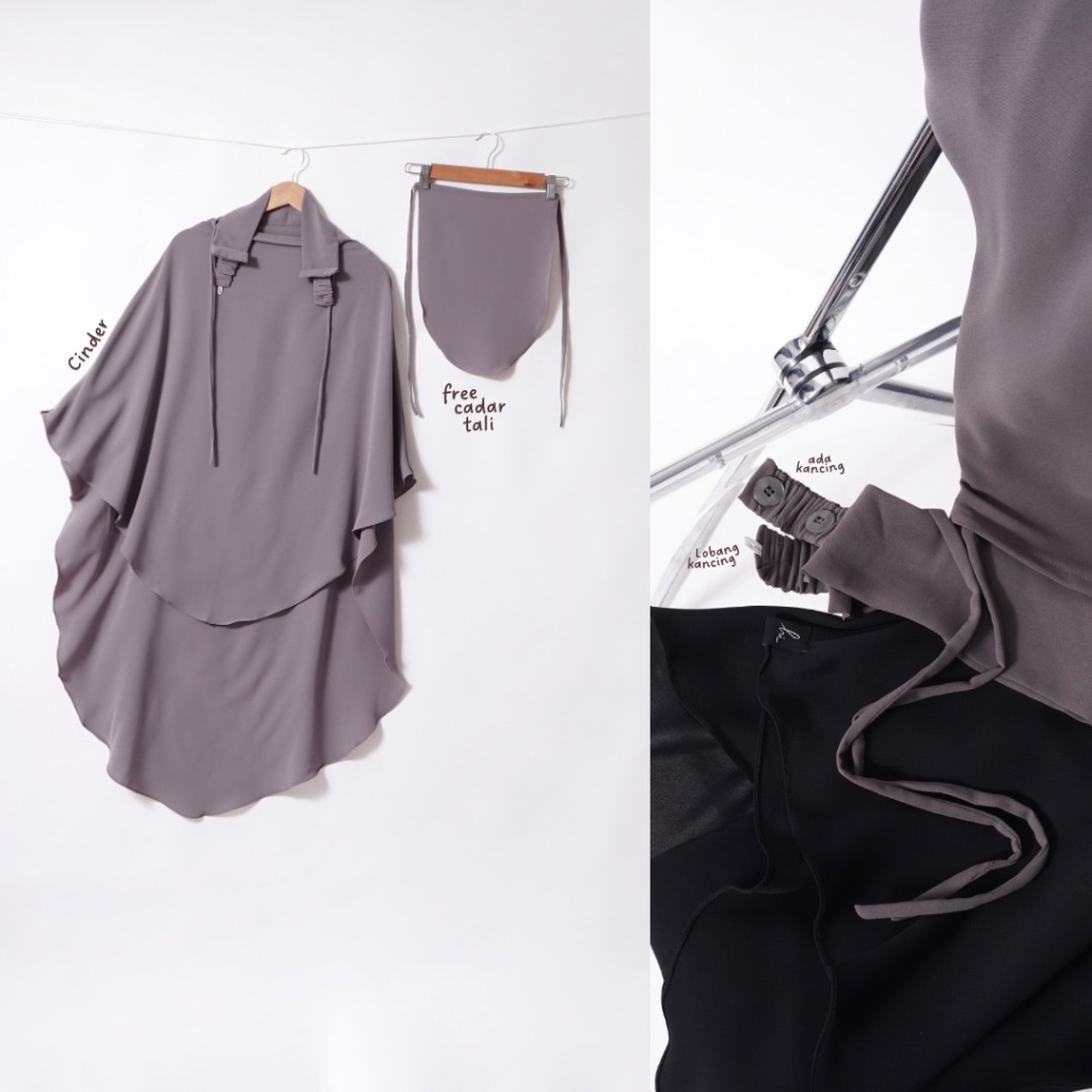 French Khimar Instant Mazen Anti UV⁠