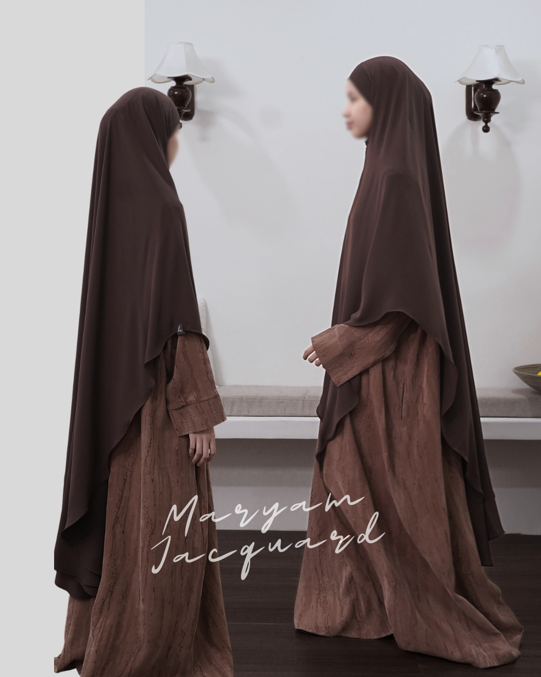 Maryam Abaya Natural Fabric