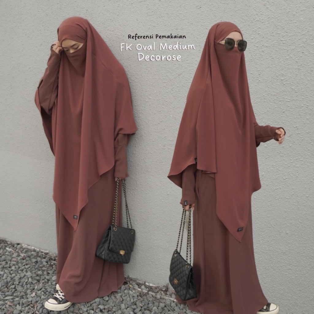 French Khimar Oval Medium Mazen Anti UV