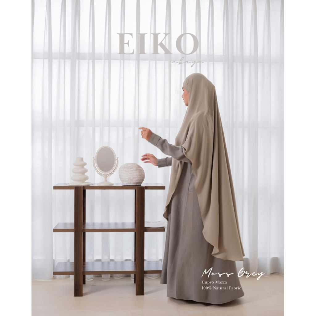 ⁠Eiko Abaya Natural Fabric