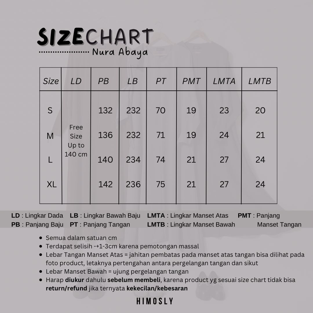 Nura Abaya Mazen Anti UV
