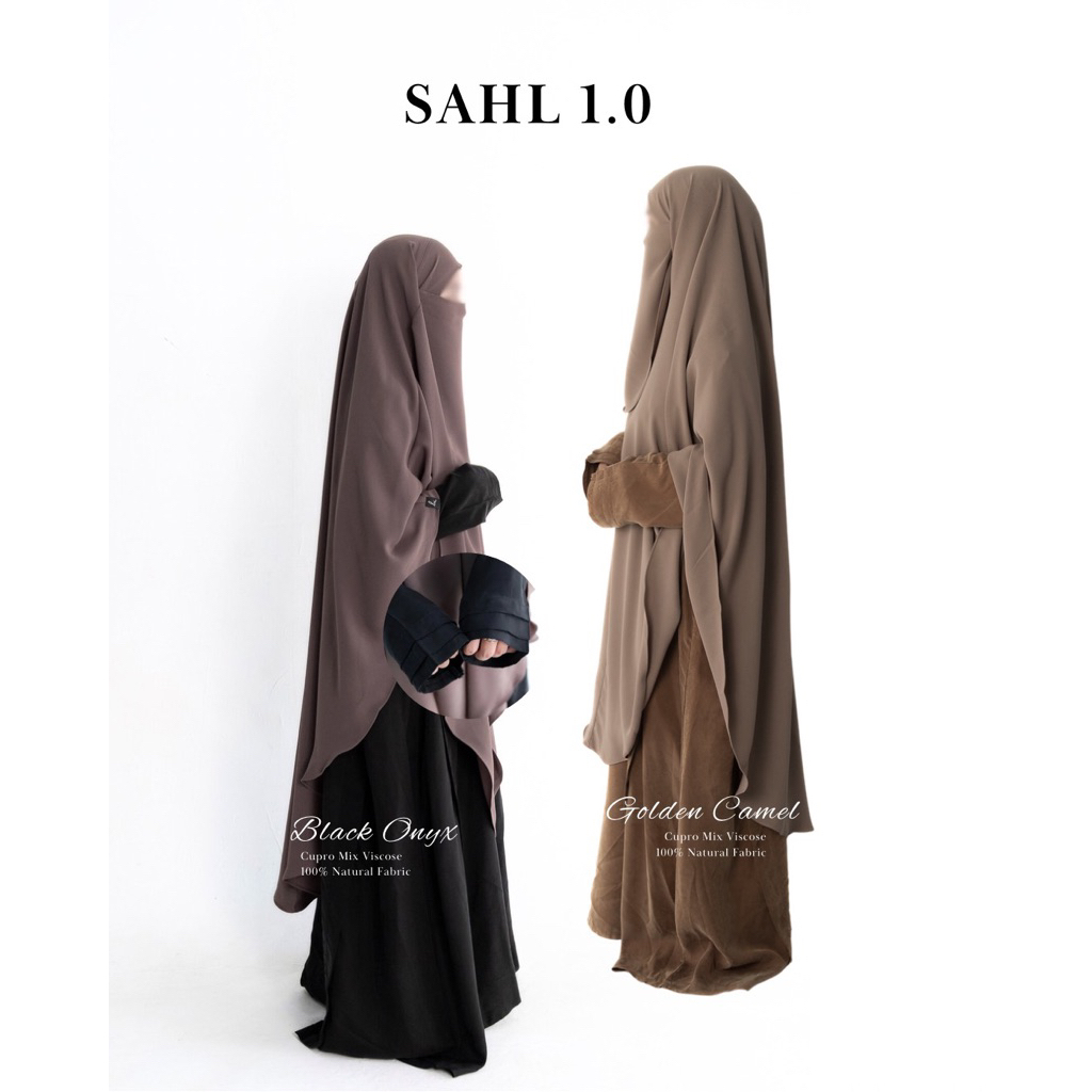 ⁠Sahl Abaya Natural Fabric