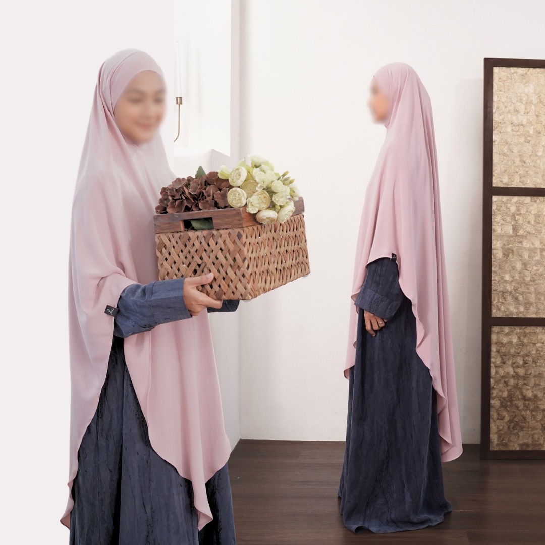 CUTE KHIBAN (KHIMAR SAJA) Khimar Bandana Maheen Khiban Panjang Khimar Lebar Khimar Umroh Haji Kajian Khiban Lancip