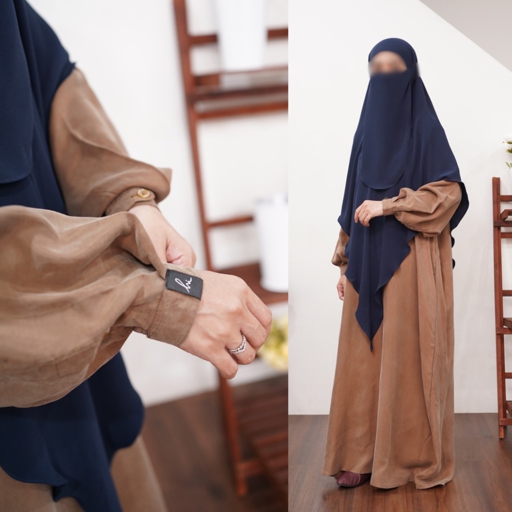 Cloud Abaya Natural Fabric