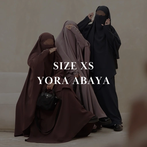Image of Size XS Yora Abaya (ABAYA SAJA) Mazen anti UV Manset Abaya Bhist Abaya Batwing Abaya Kancing Abaya Polos Abaya Arab Turkey Abaya Premium Abaya Umroh Haji