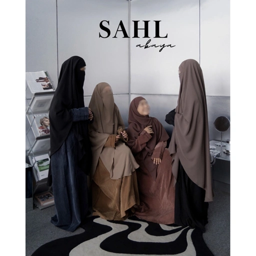 Image of SAHL ABAYA (ABAYA SAJA) Abaya Nubuck Natural Fabric Abaya Cupro Abaya Umroh Abaya Lebaran Hari Raya Abaya Polos Oversize