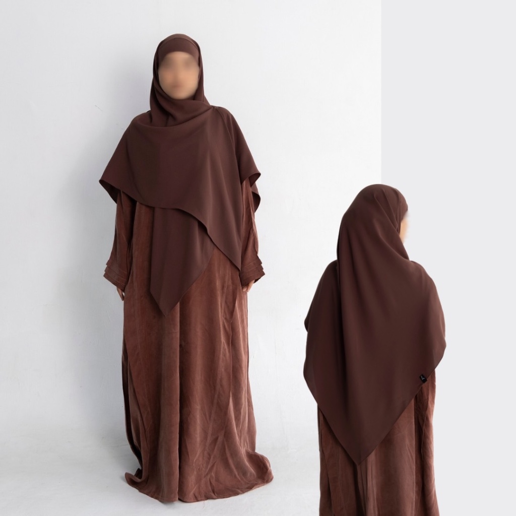 French Khimar Square Almahya Anti UV