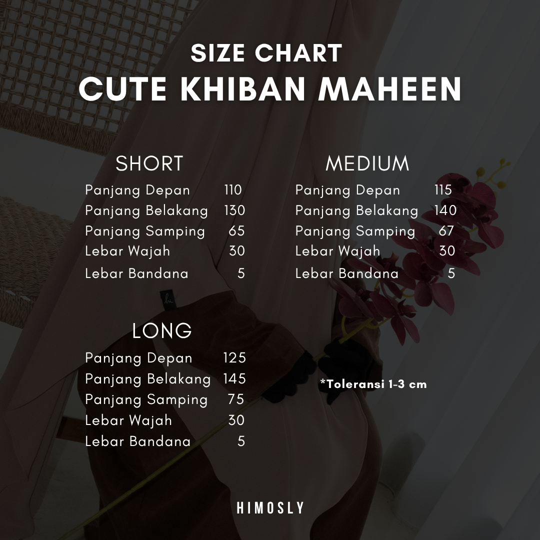 CUTE KHIBAN (KHIMAR SAJA) Khimar Bandana Maheen Khiban Panjang Khimar Lebar Khimar Umroh Haji Kajian Khiban Lancip