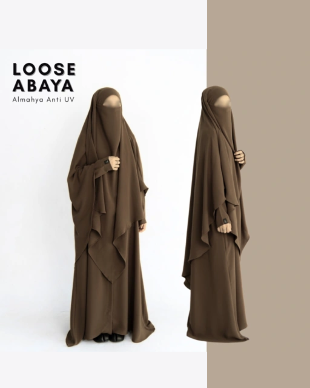 Loose Abaya Almahya Anti UV