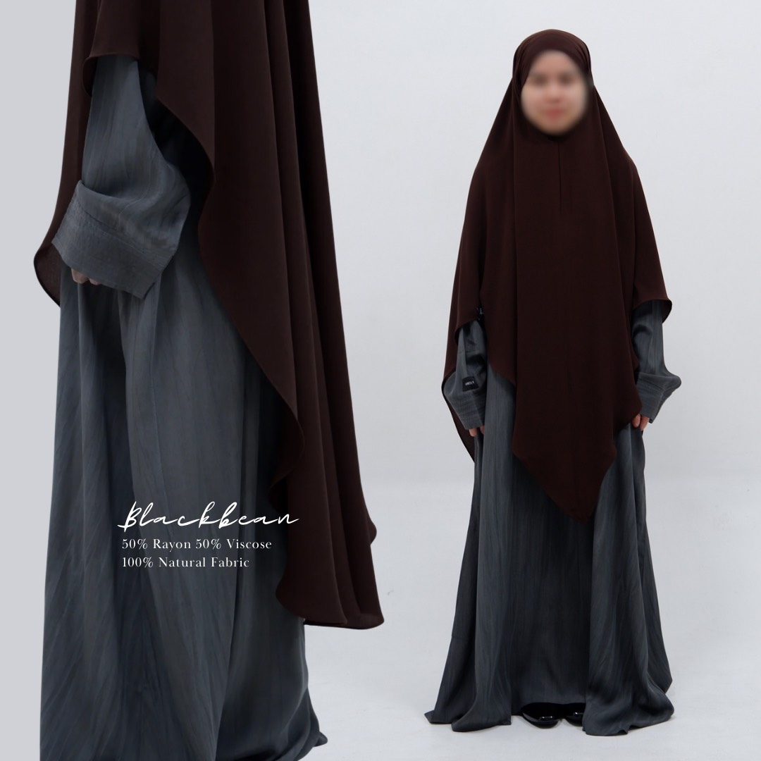 ⁠Aysha Abaya Natural Fabric