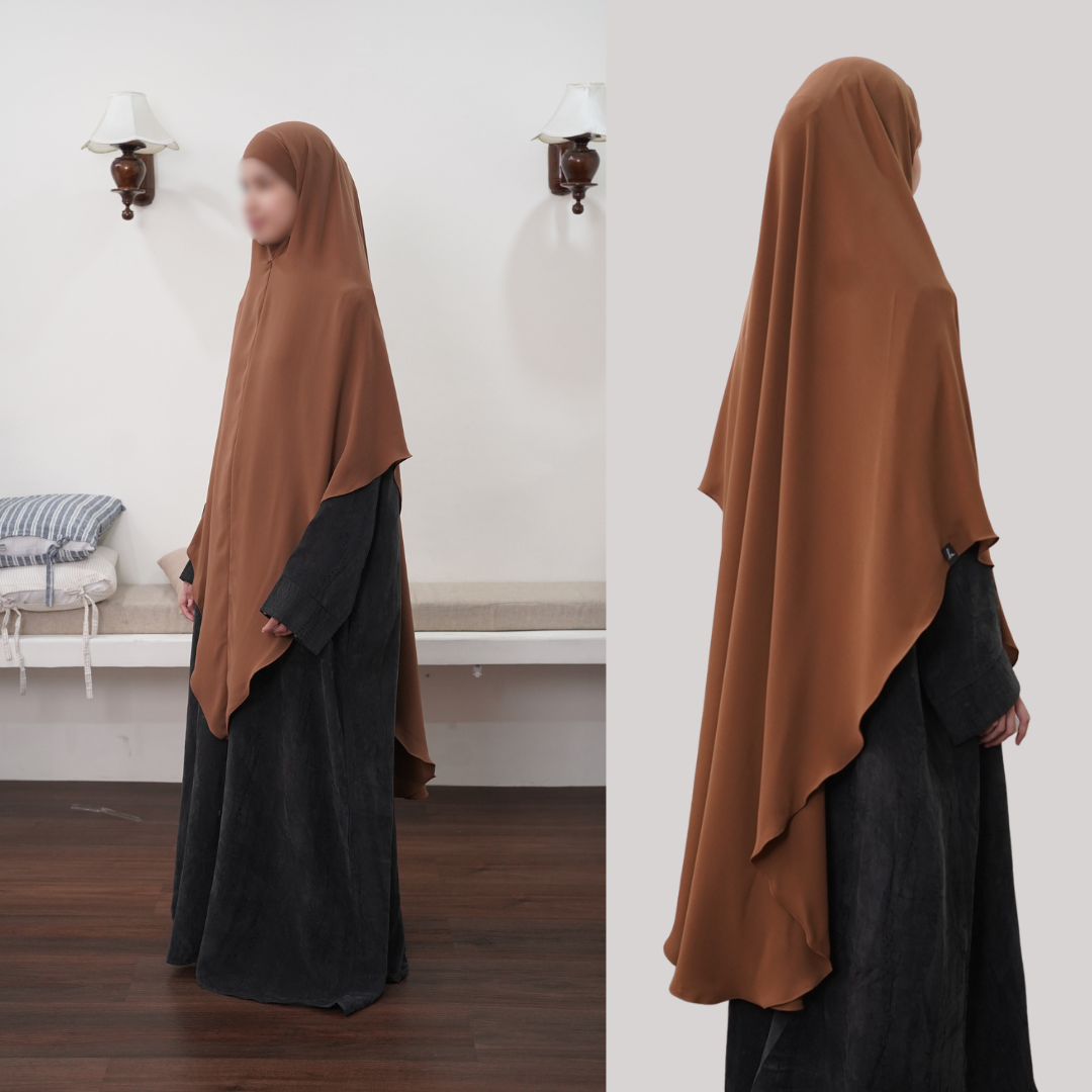 CUTE KHIBAN (KHIMAR SAJA) Khimar Bandana Maheen Khiban Panjang Khimar Lebar Khimar Umroh Haji Kajian Khiban Lancip