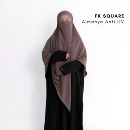 Image of Almahya Anti UV FK SQUARE INSTANT (KHIMAR SAJA) Hijab Syari Hijab Segiempat Instant Khimar Hijab Formal Casual