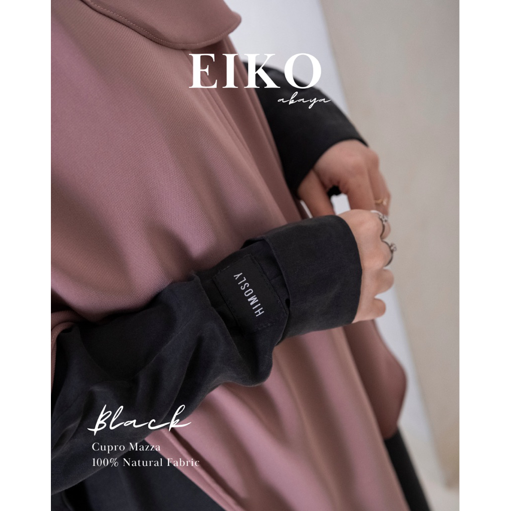 ⁠Eiko Abaya Natural Fabric